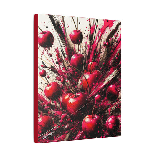 Wild Cherry Burst Canvas Art