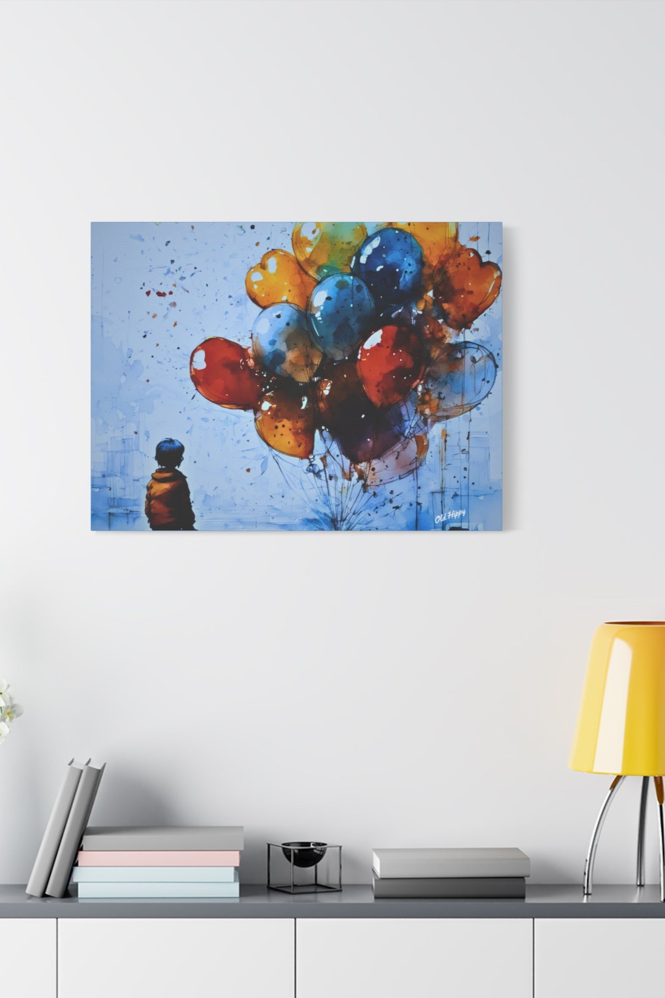 The Dreamer’s Pause Canvas AI Art by Old Hippy