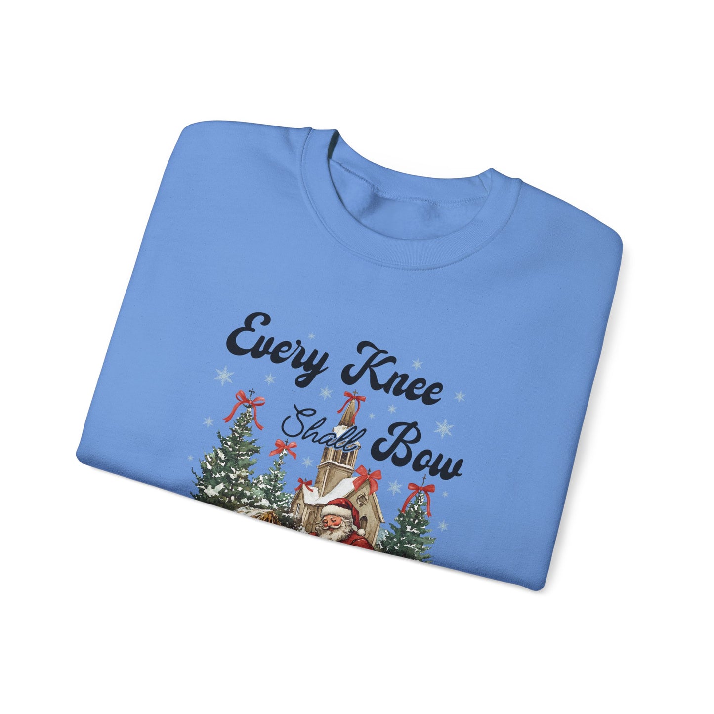 Every Knee Will Bow Philippians 2:10 Unisex Crewneck Sweatshirt