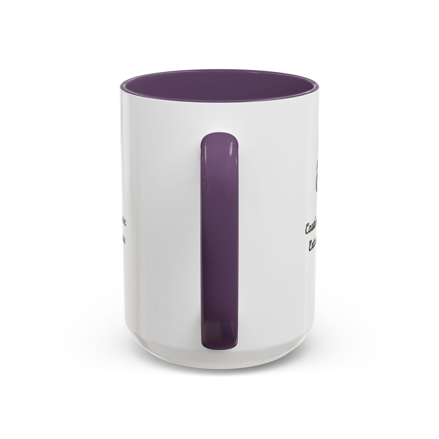 Funny Accent Hot Cocoa Mug - Caution: May Cause Extreme Happiness