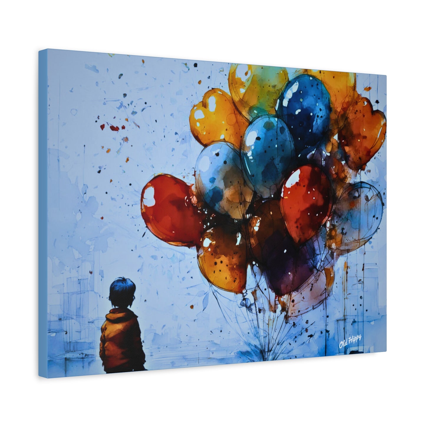 The Dreamer’s Pause Canvas AI Art by Old Hippy