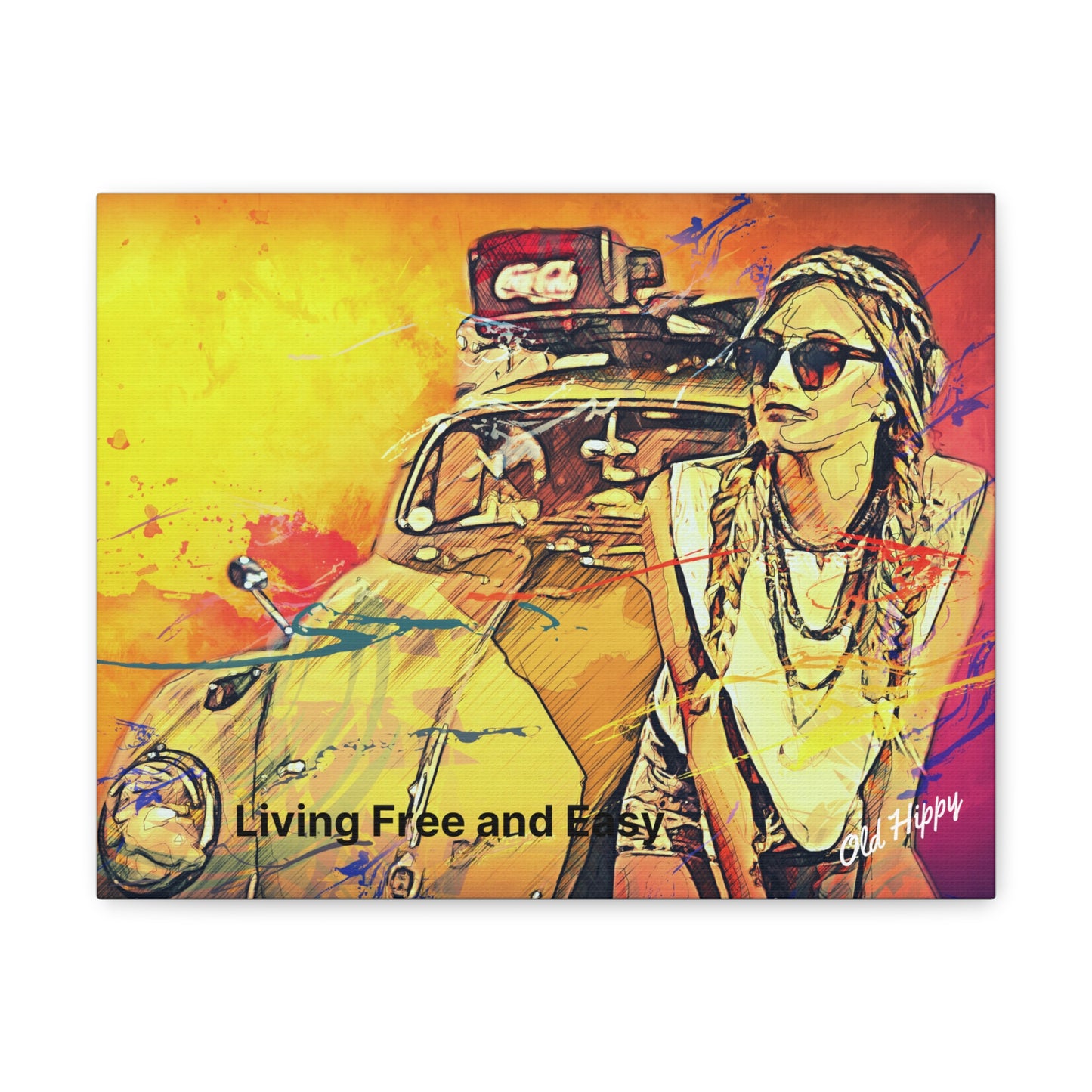 Living Free and Easy Canvas Wall Art