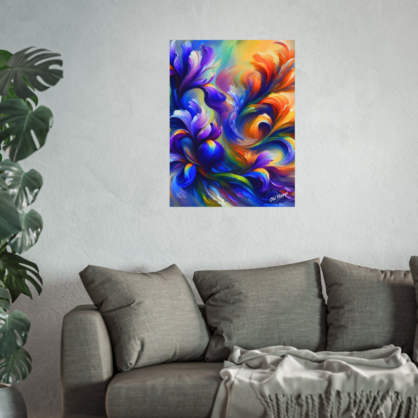 Iris Symphony Fine Art by Old Hippy