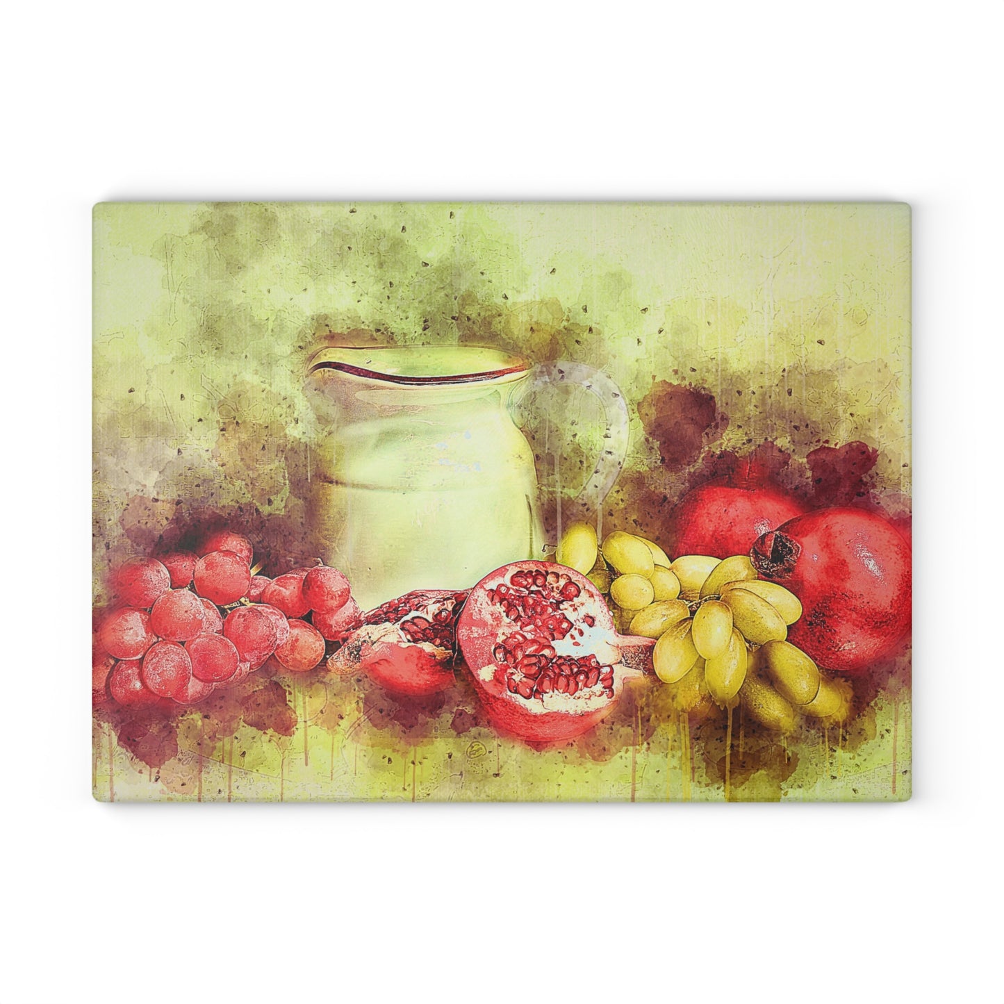 Assorted Fruit Glass Cutting Board