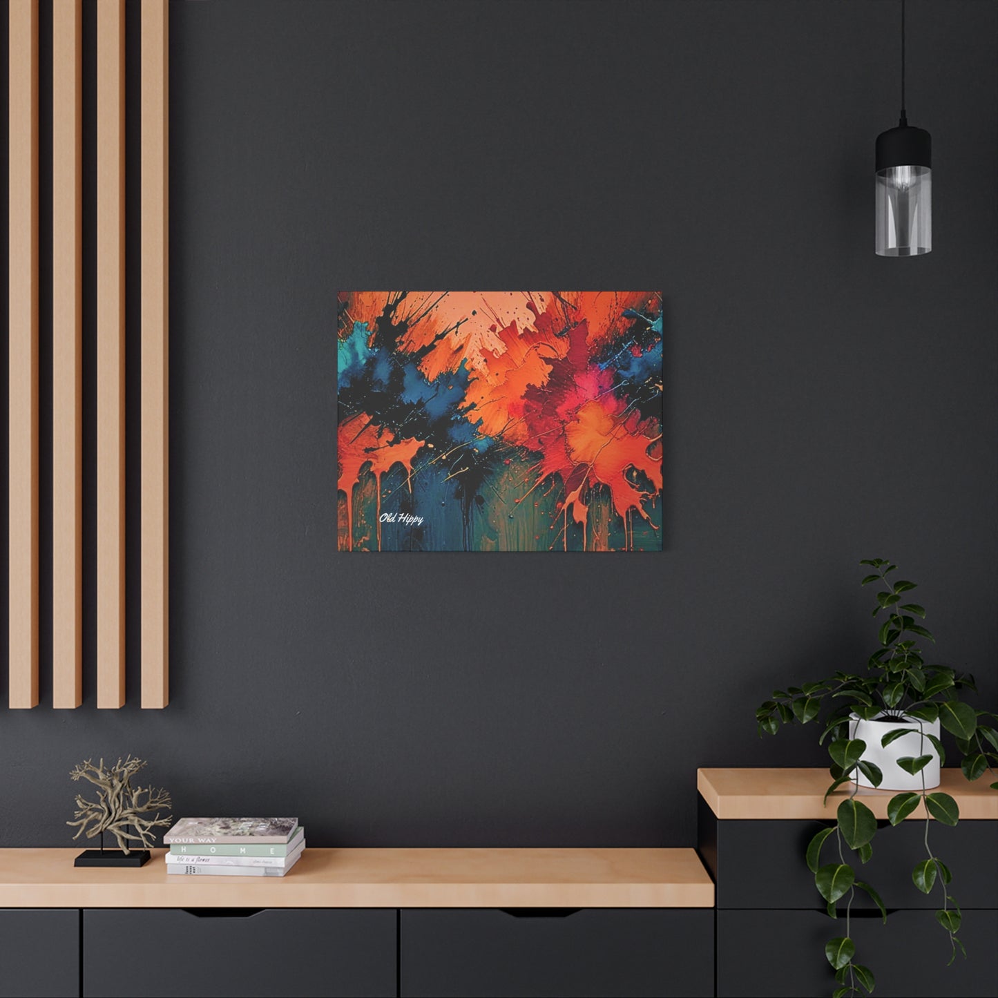 When Love Feels Like Leaving Abstract Canvas Art