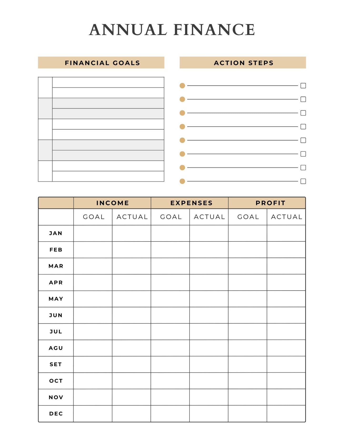 Dream Big Plan Well Business Planner