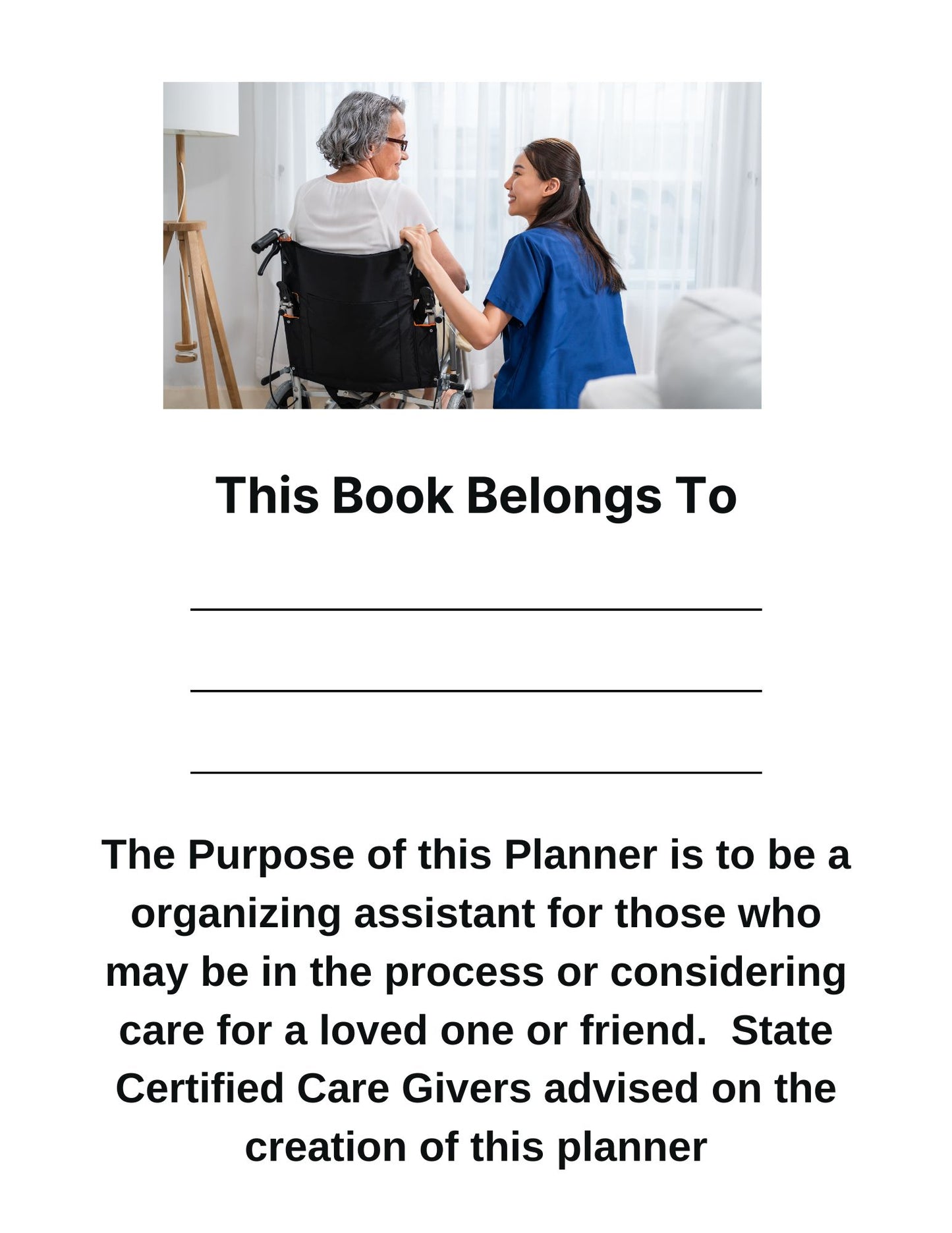 Caregiver Planner – A Gentle Guide for those who give so much
