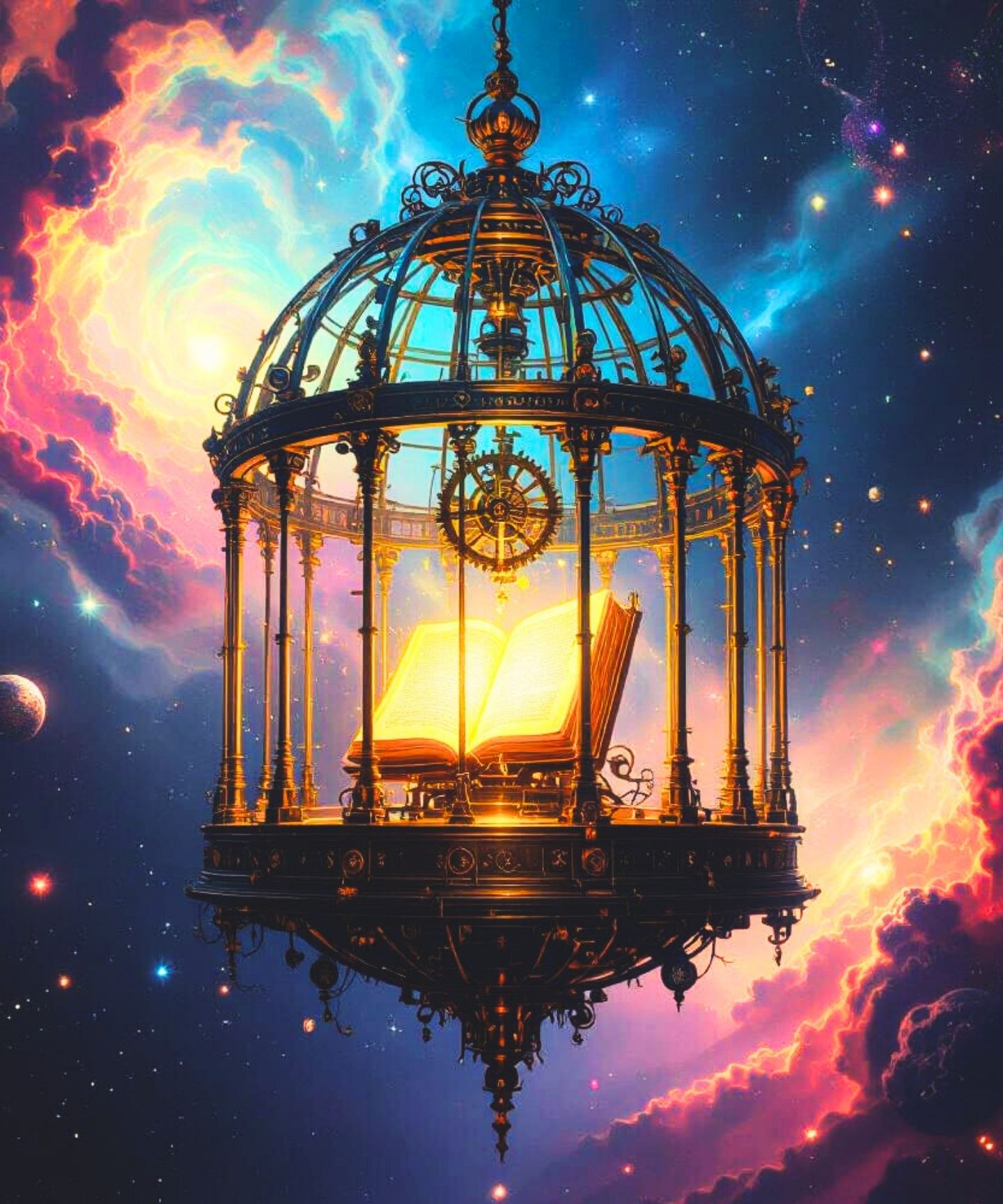 Celestial Revelation AI Digital Art by Old Hippy