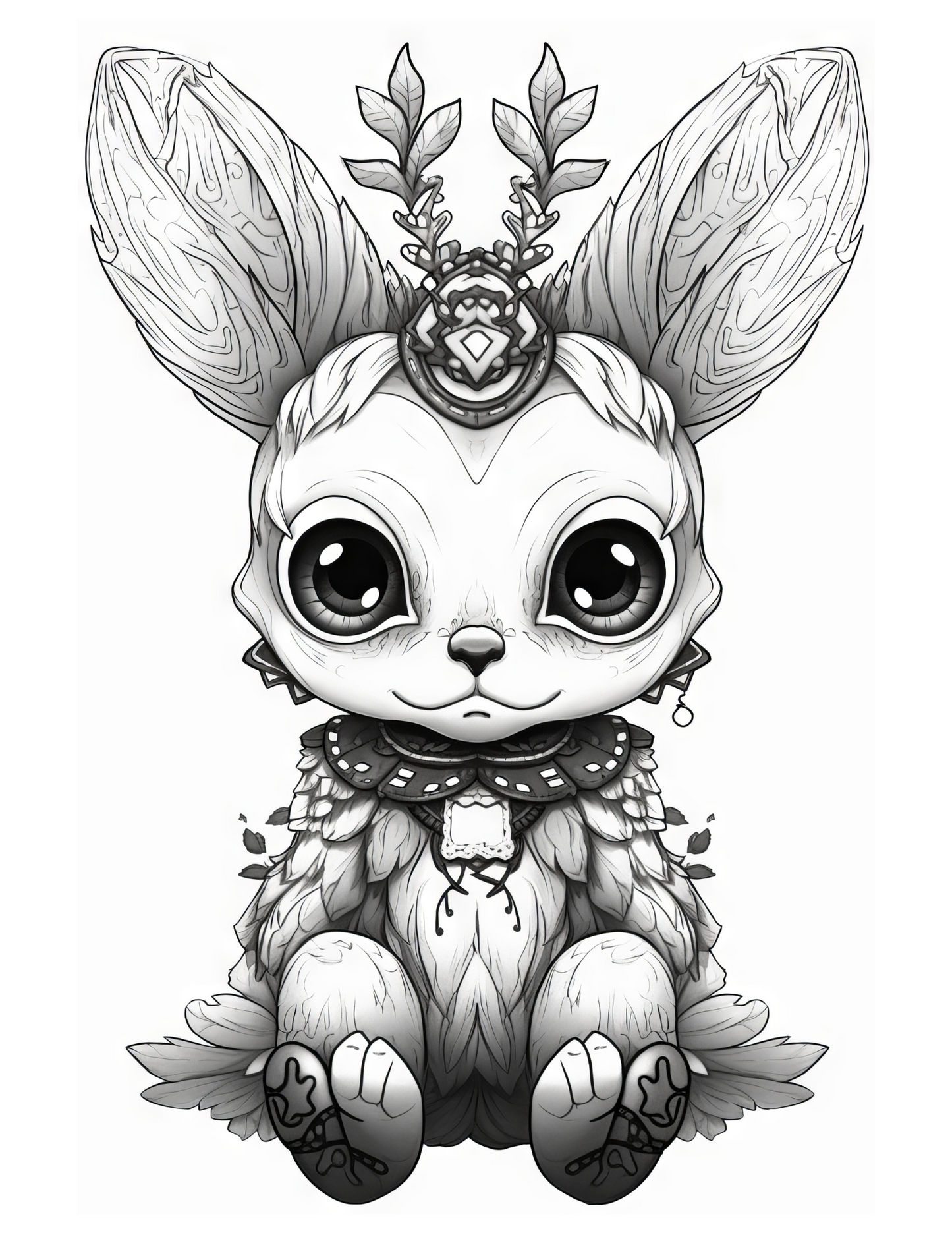 Creepy Cute Animals Coloring Pages