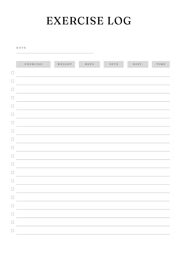 Fitness Planner