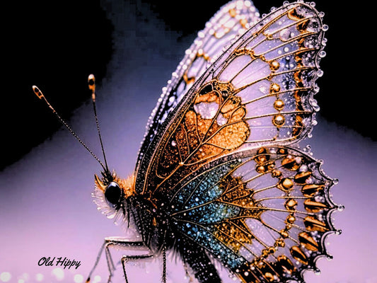 The Gilded Flutter Digital Art by Old Hippy