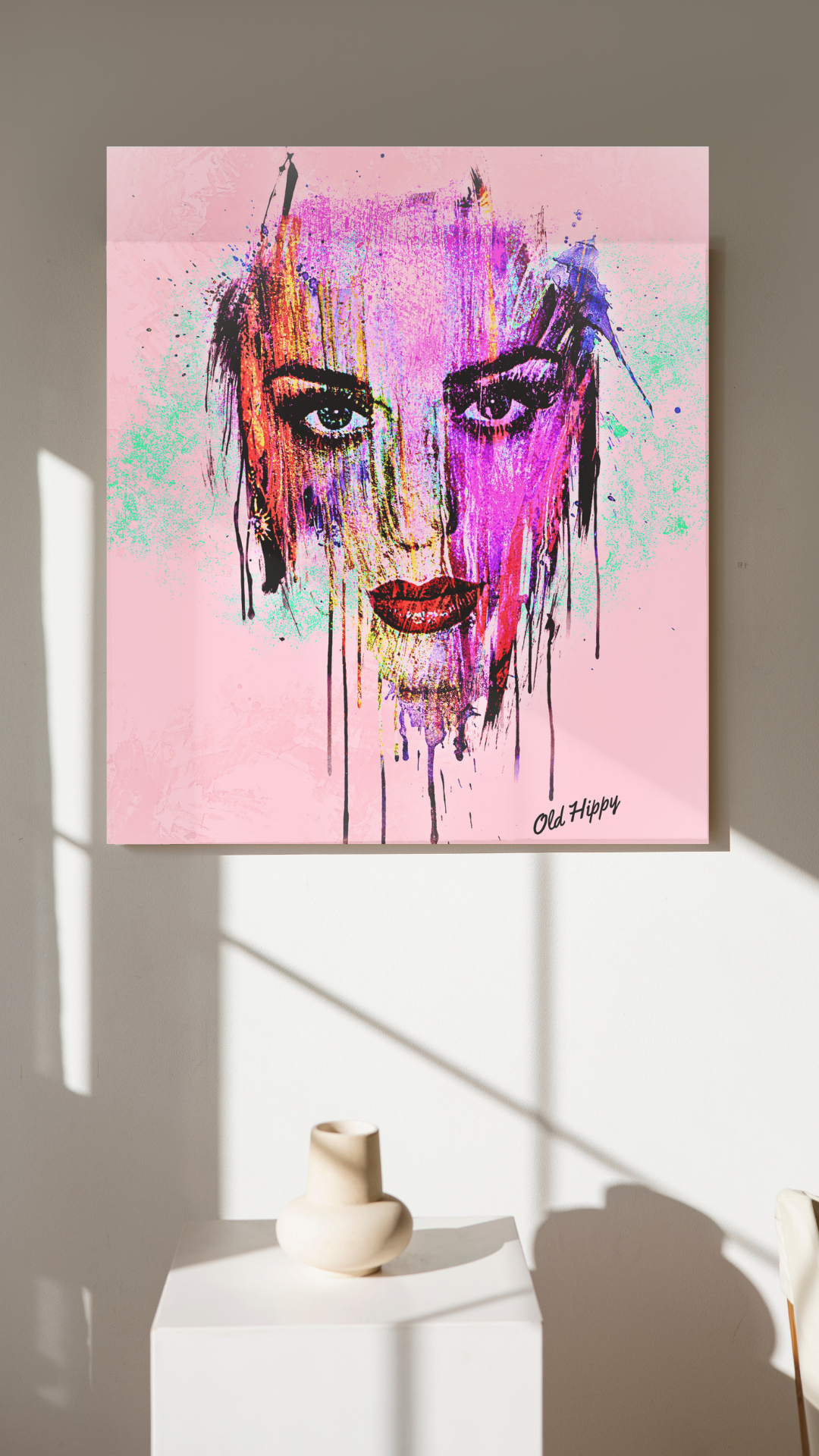 Drift Muse AI Canvas Wall Art by Old Hippy