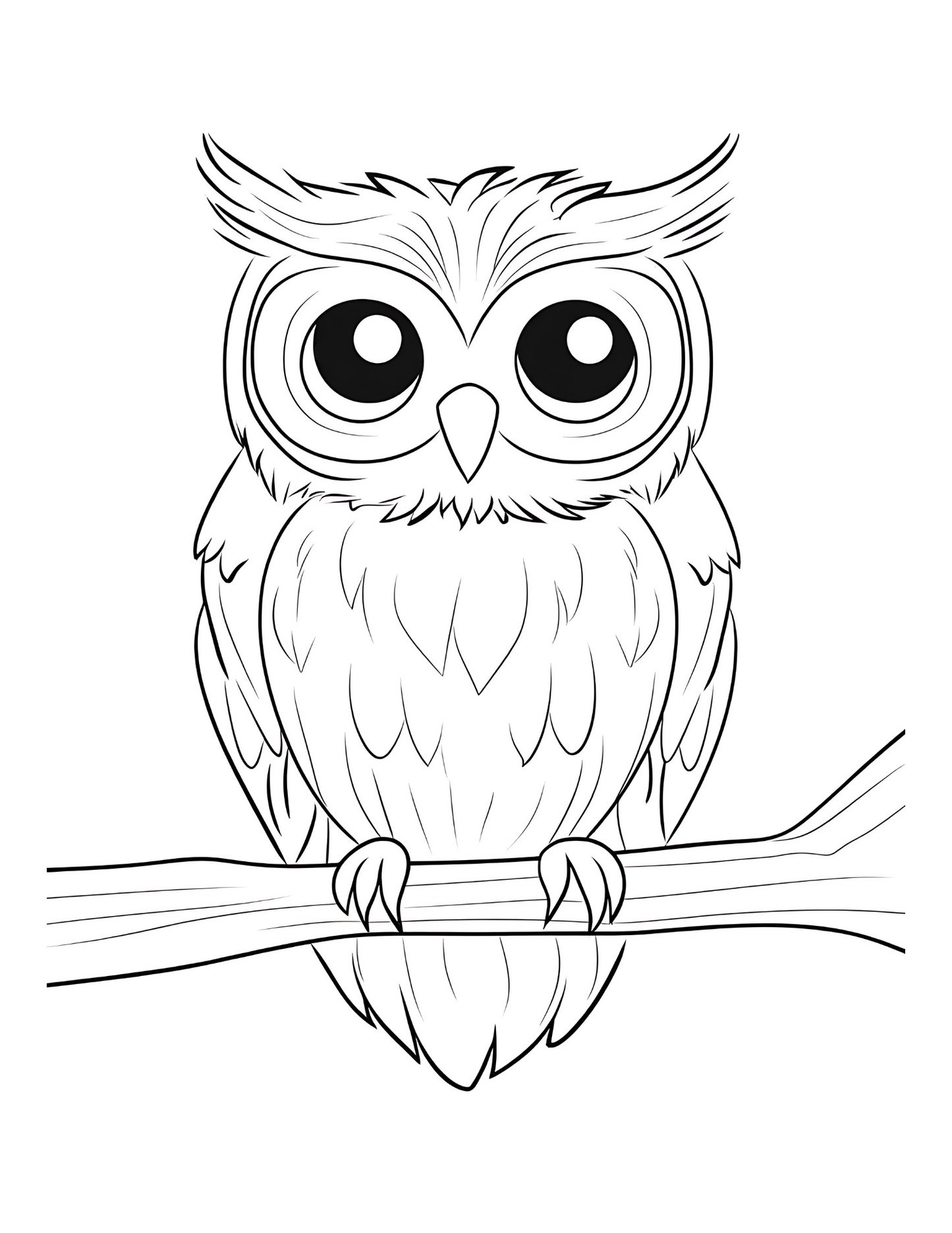 Whimsical Owl Coloring Pages