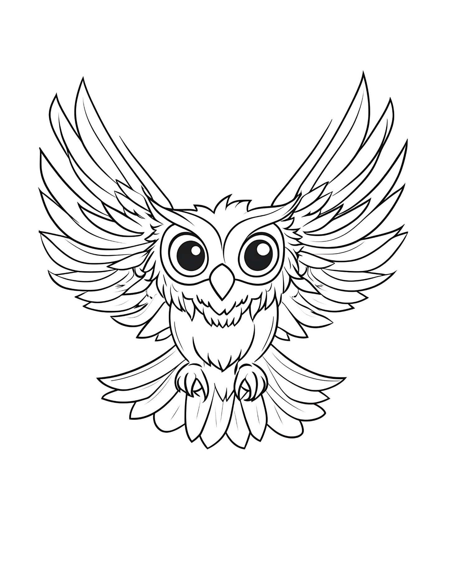 Whimsical Owl Coloring Pages
