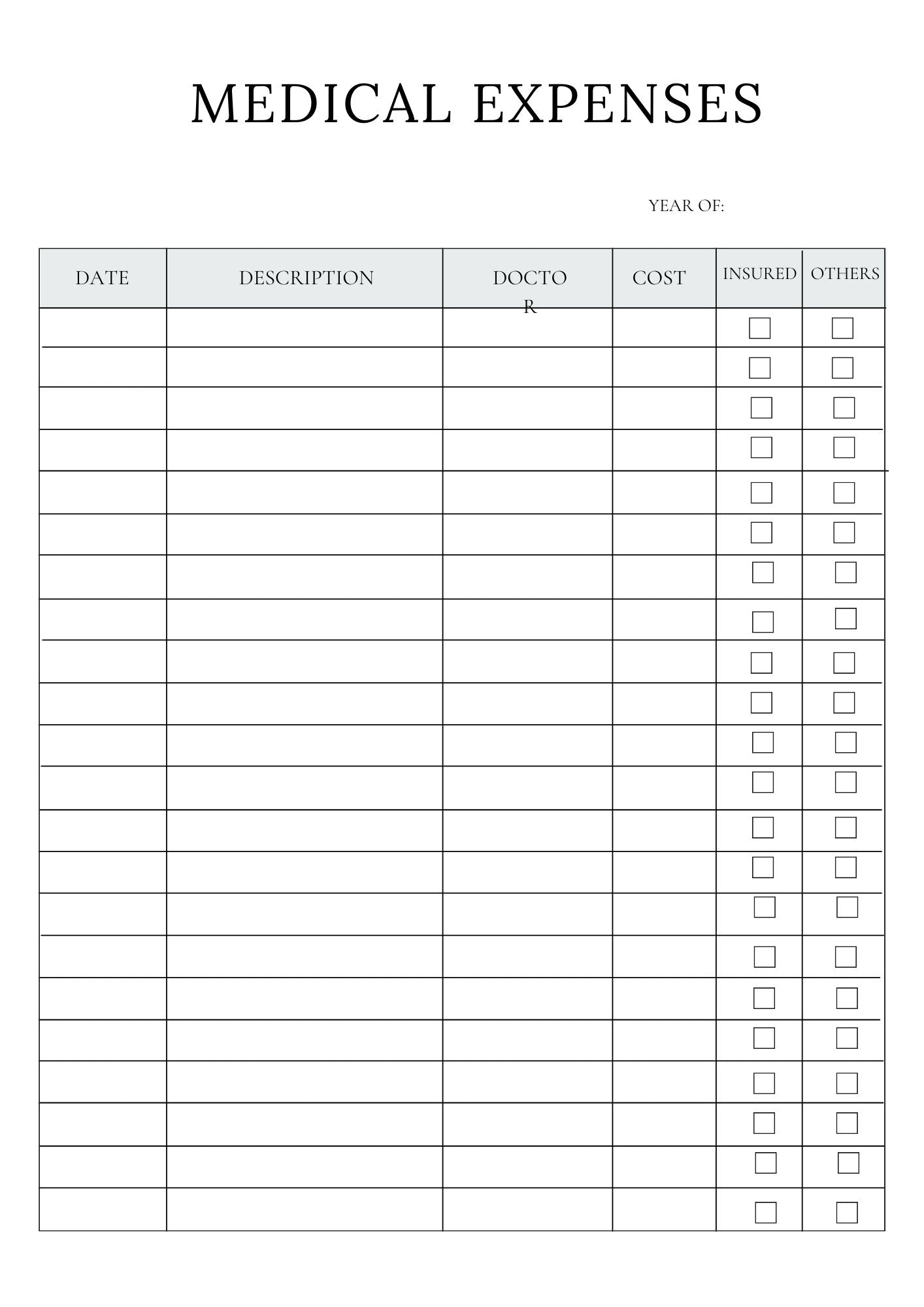 Personal Health and Medical Planner