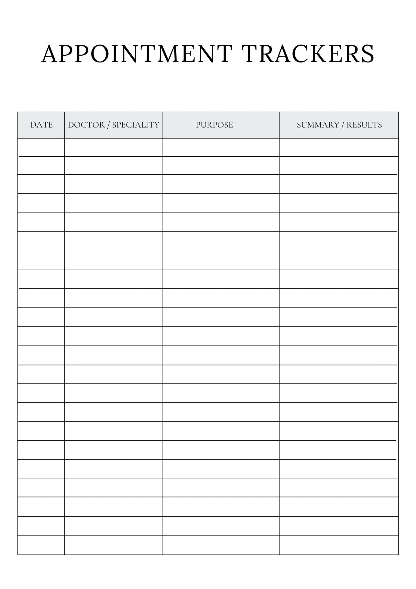 Personal Health and Medical Planner