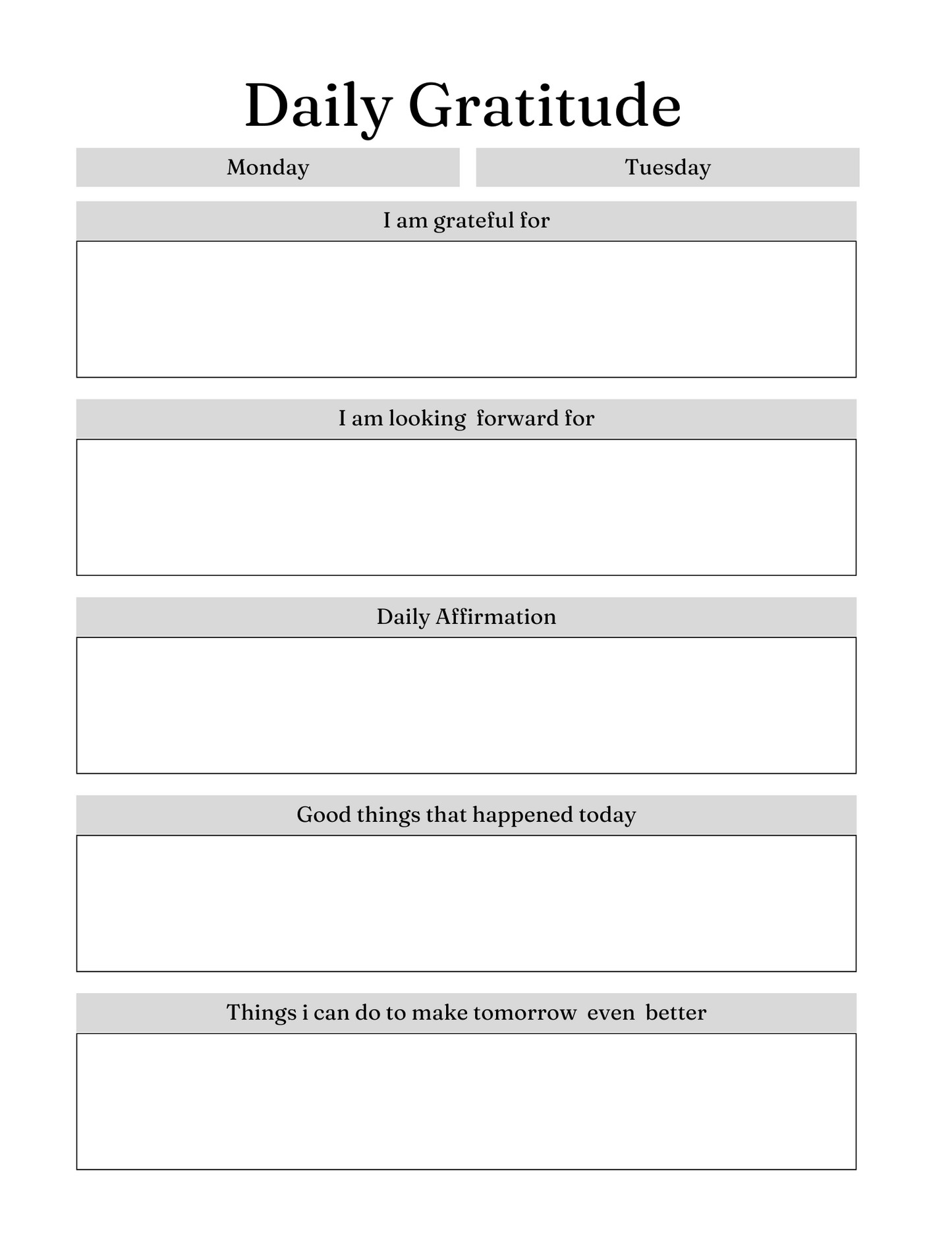 Prayer & Gratitude Journal