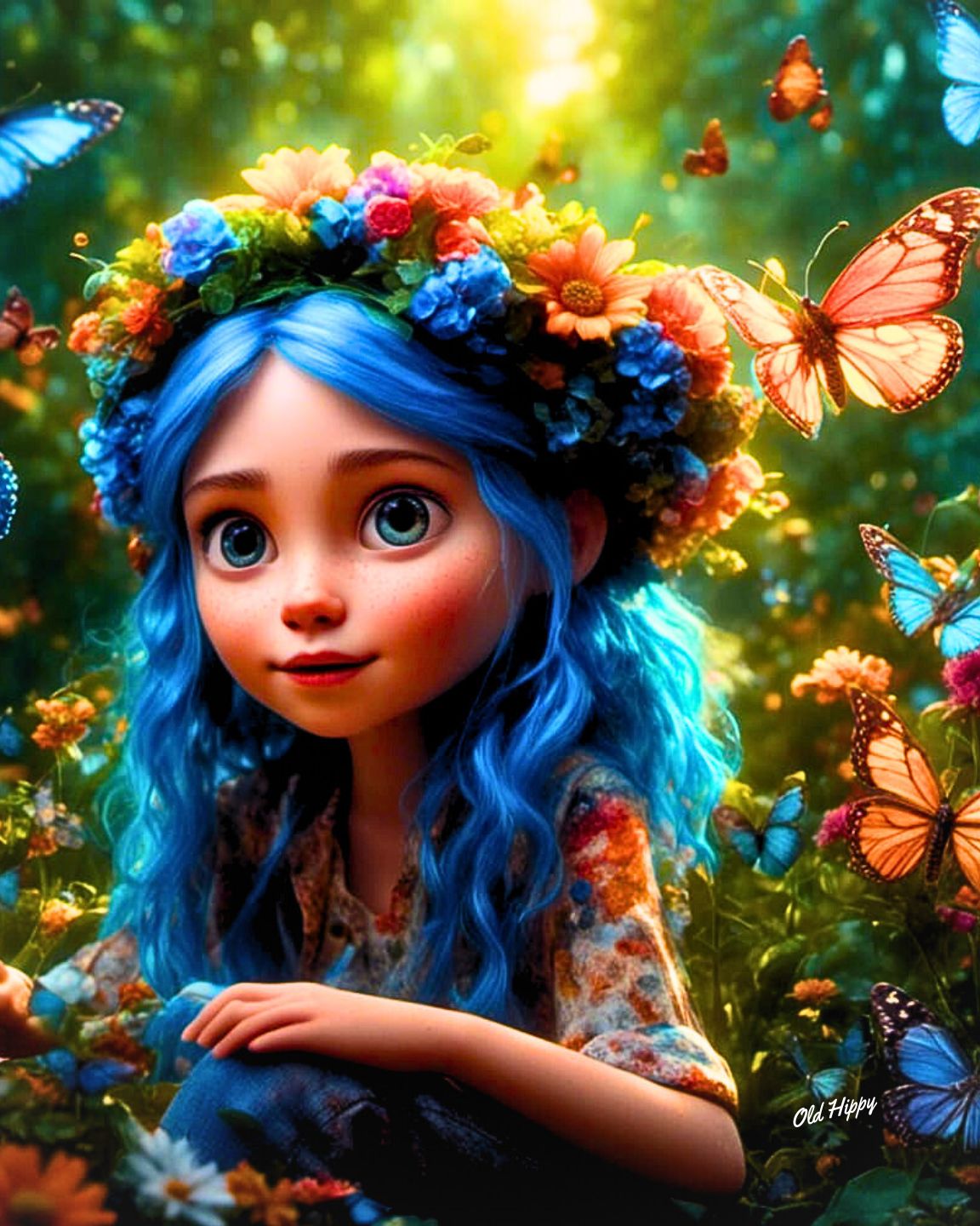 Spring's Little Keeper Digital Art by Old Hippy