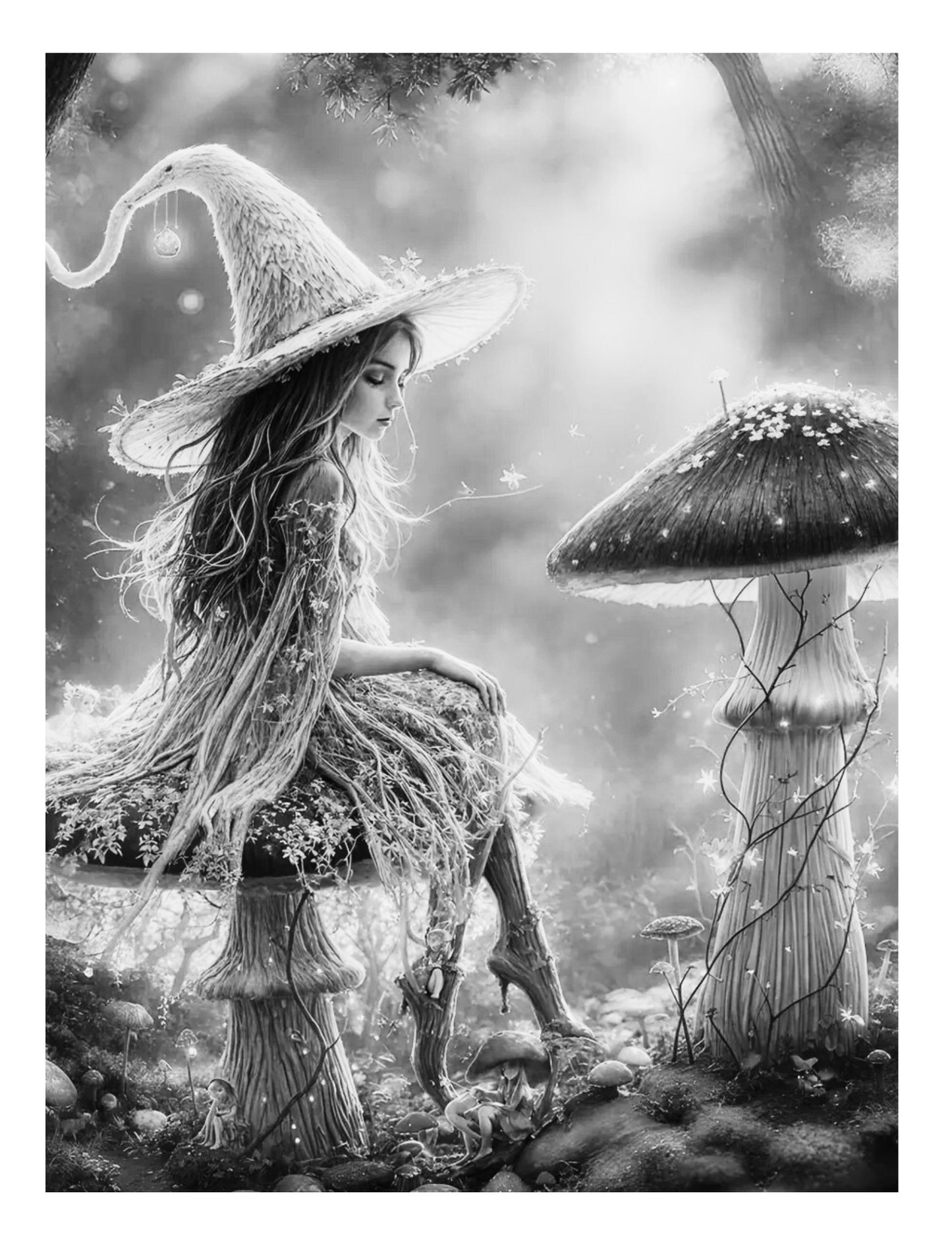 Whispers of the Enchanted Forest A Fantasy Coloring Journey