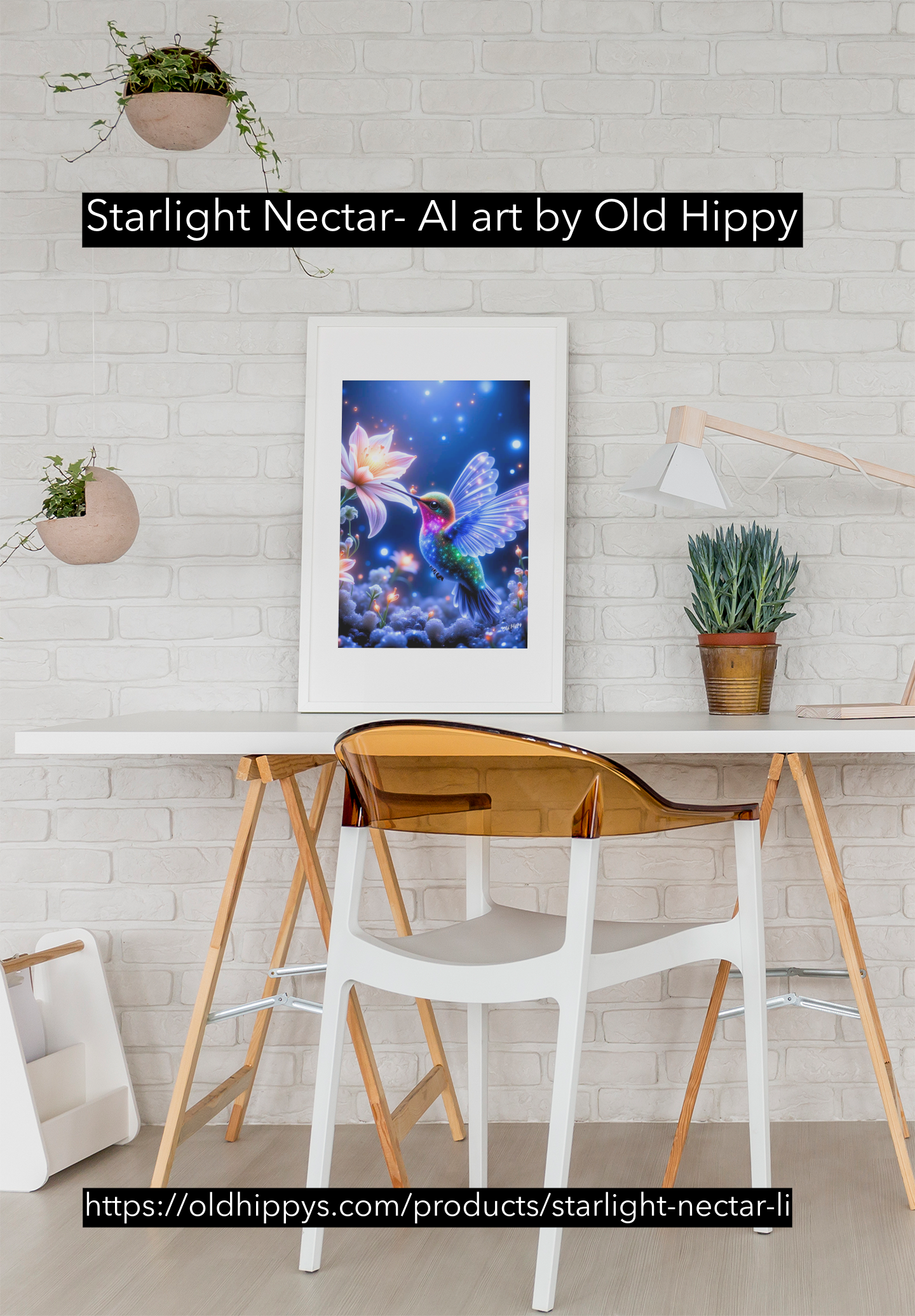 "Starlight Nectar" – AI Artwork by Old Hippy