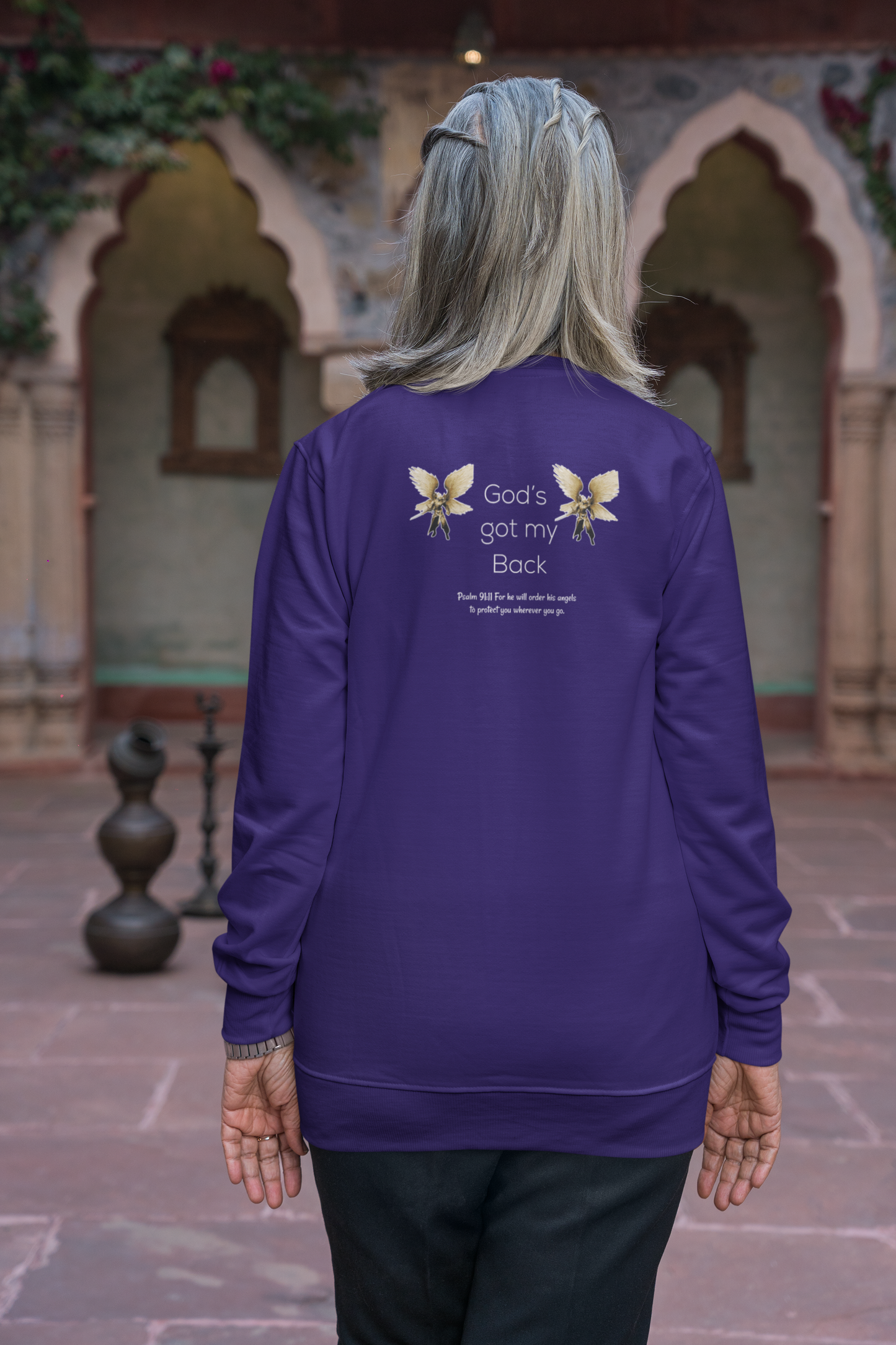 God's Got My Back Crewneck Sweatshirt