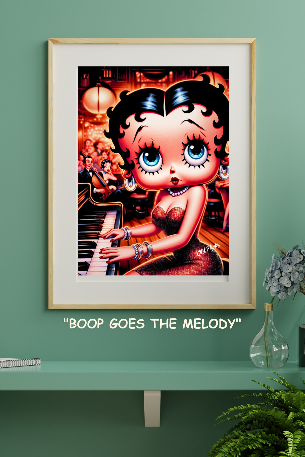 Boop Goes the Melody Digital Art