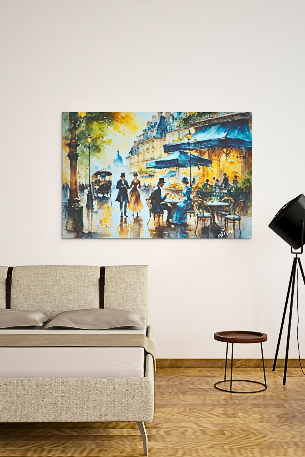 Champagne in Paris Canvas Art