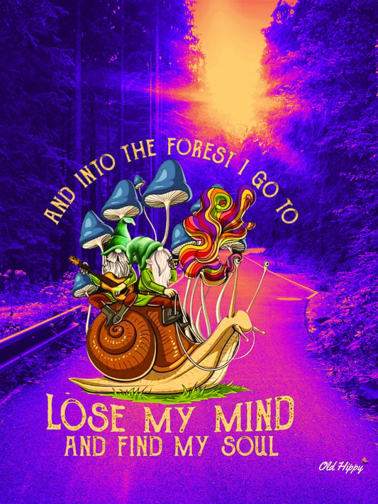 Into the Forest I Go Digital Art  by Old Hippy