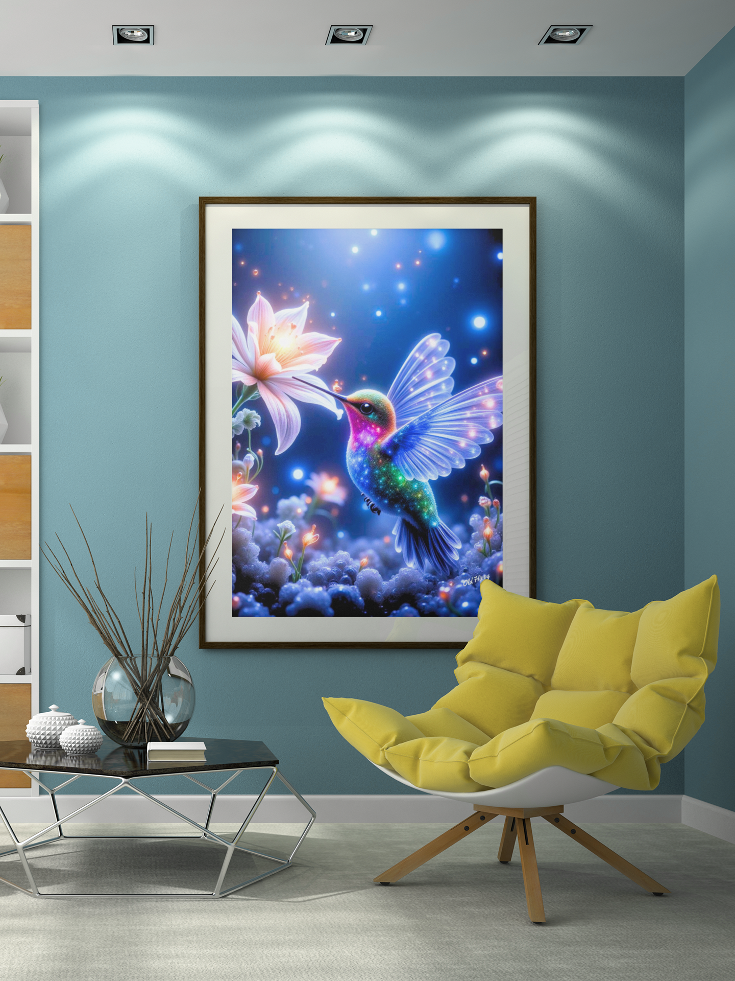 "Starlight Nectar" – Limited Edition AI Artwork by Old Hippy