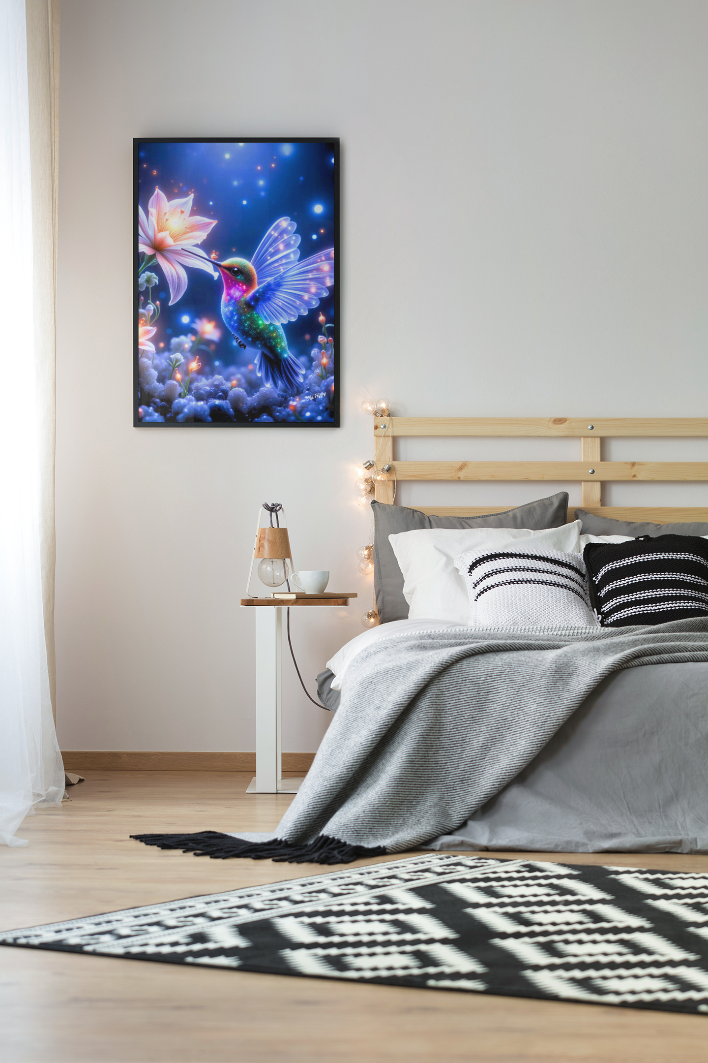 "Starlight Nectar" – AI Artwork by Old Hippy