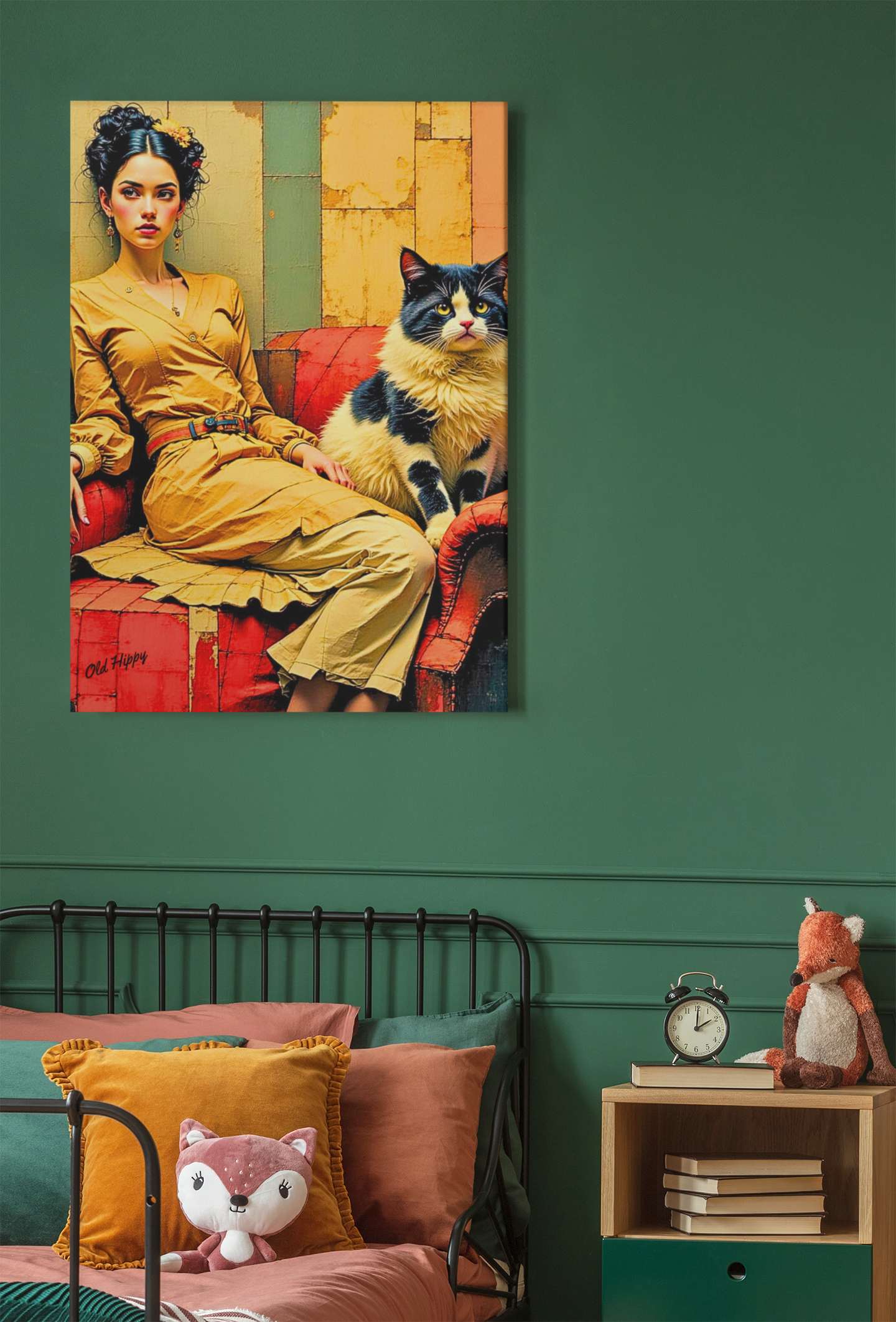 Silent Bond Canvas Print by Old Hippy