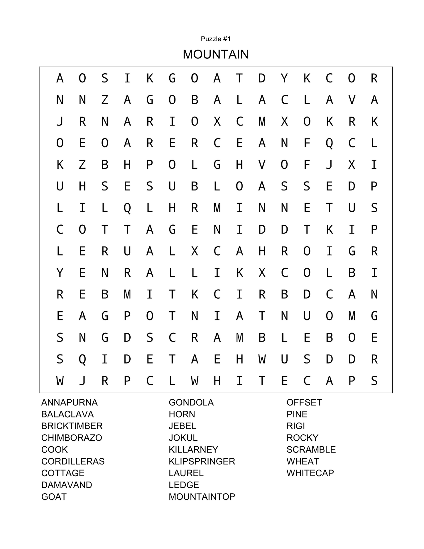 100 Wordsearch Puzzles Vol 2