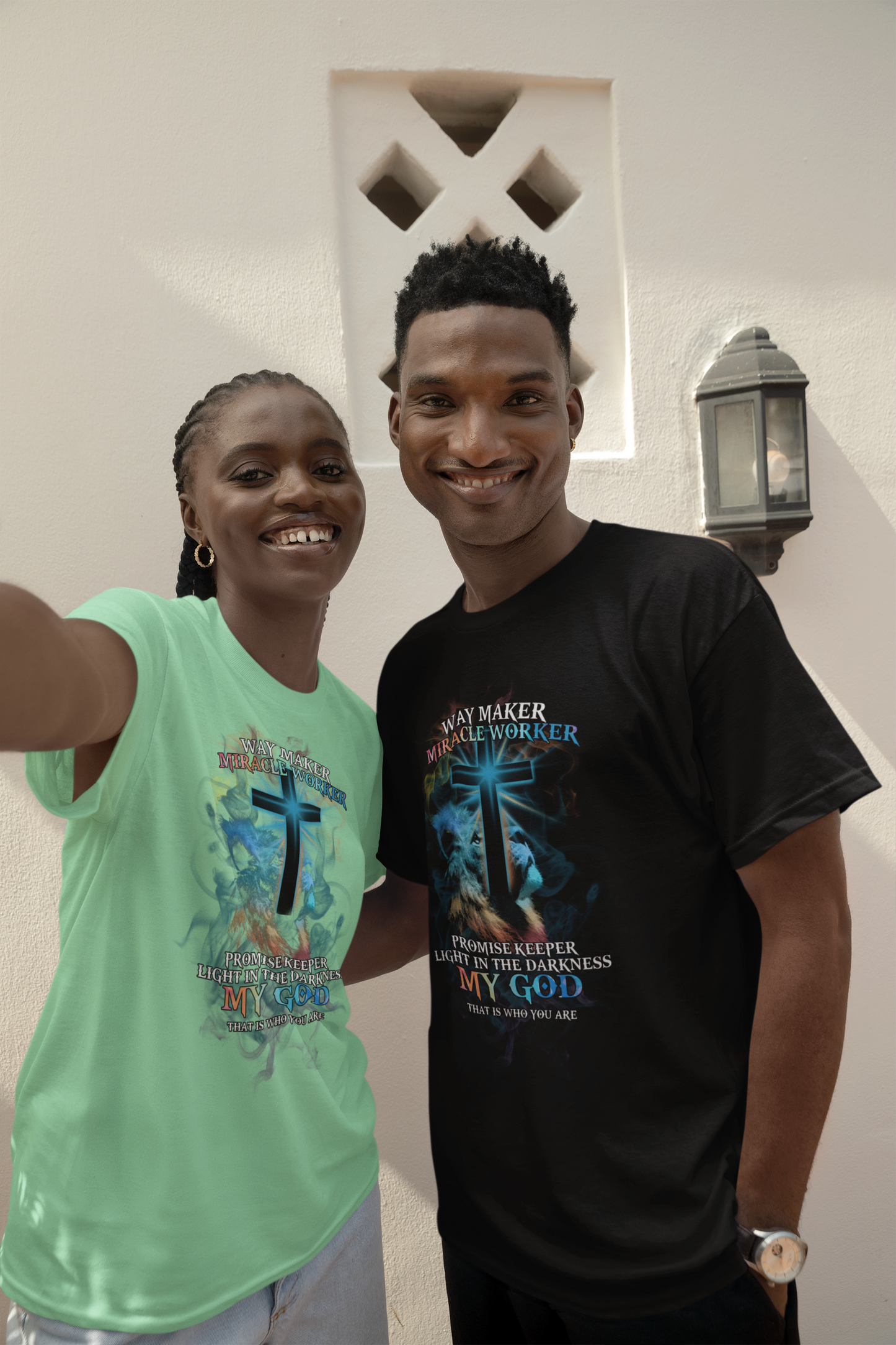 Inspirational Christian T-Shirt - "My God, Miracle Worker That is Who You Are"