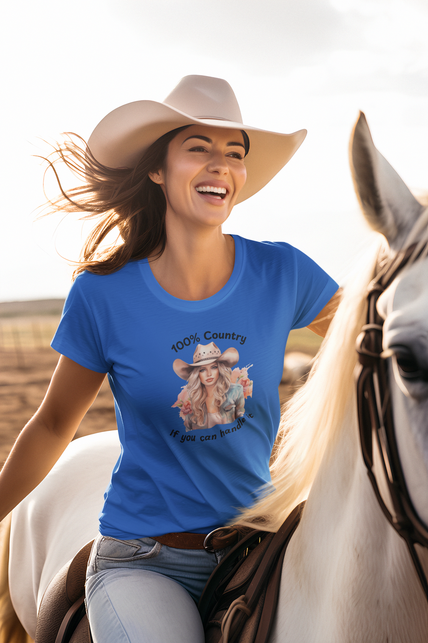 100% Country Softstyle T-Shirt