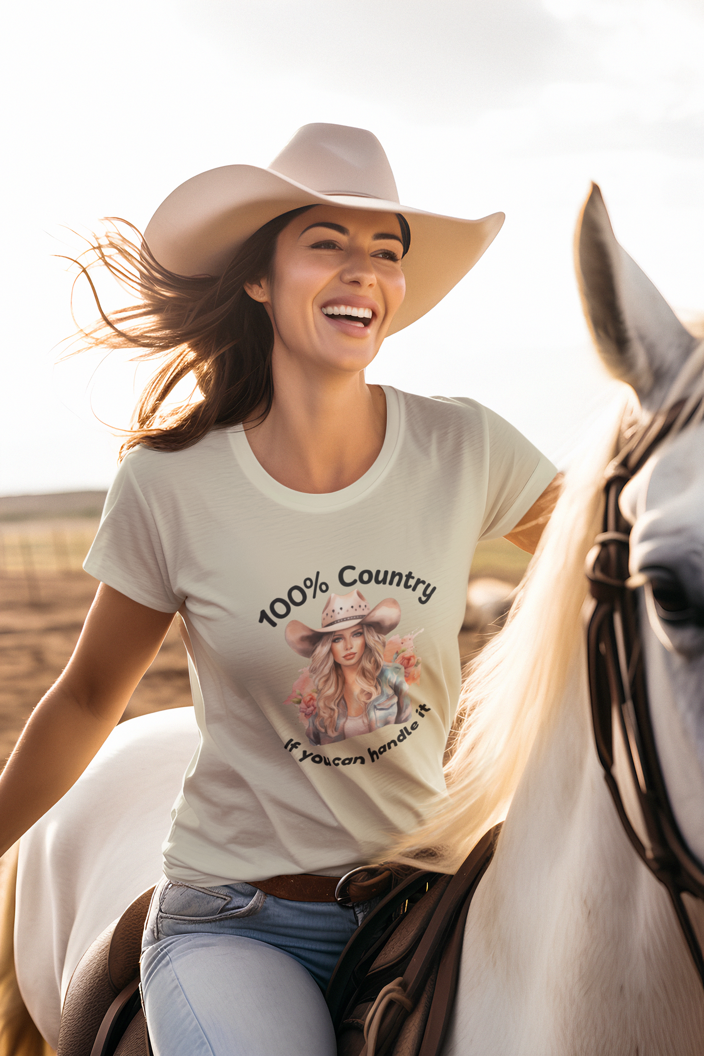100% Country Softstyle T-Shirt