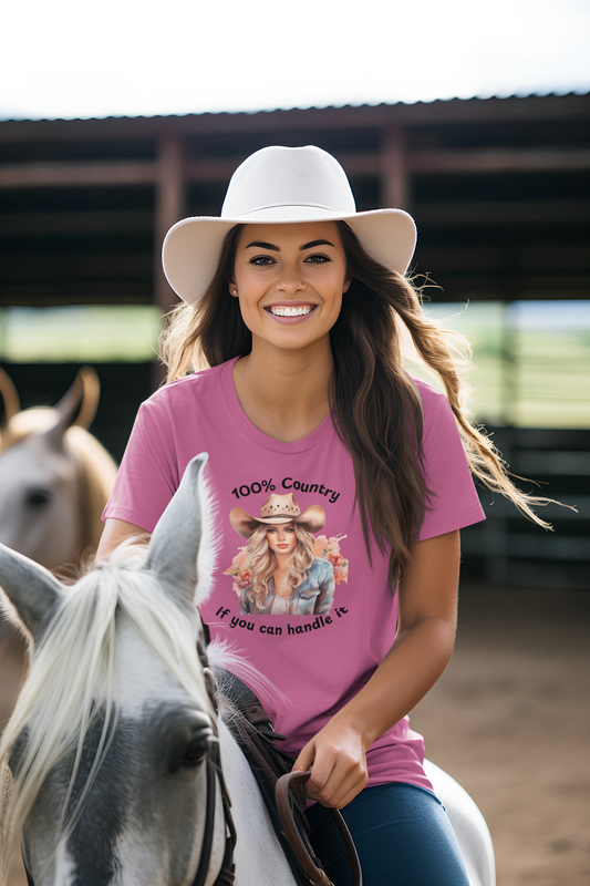 100% Country Softstyle T-Shirt