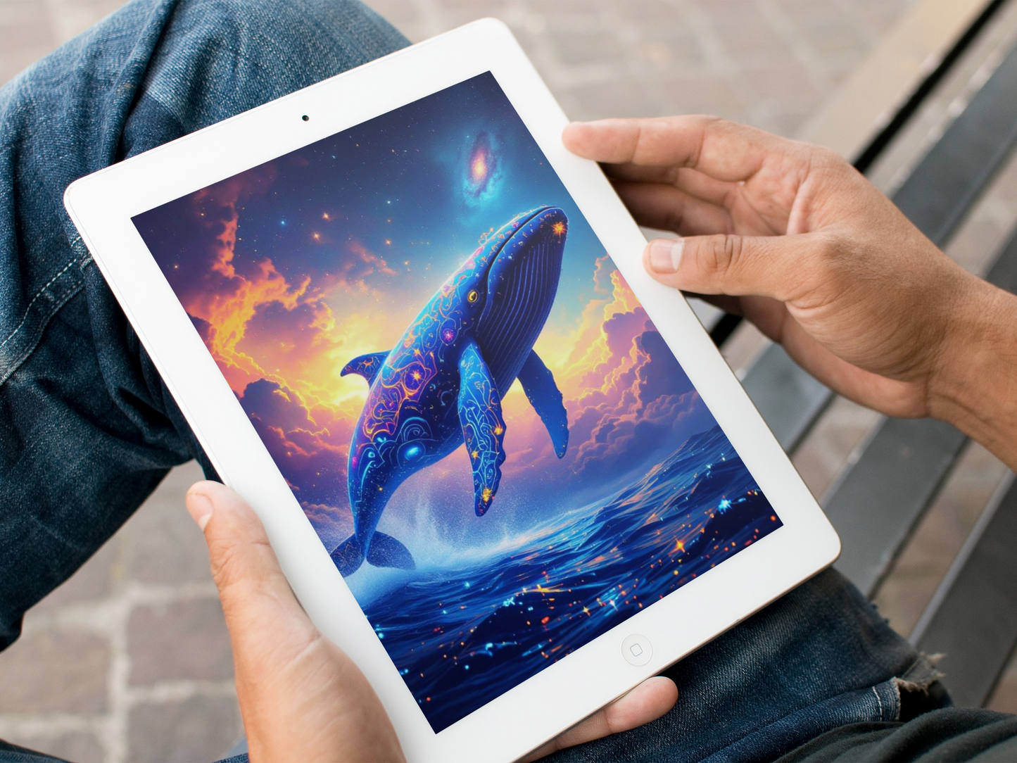 “Starlight Leviathans: Cosmic Whale Collection” – Digital Download (3-Piece Collection)