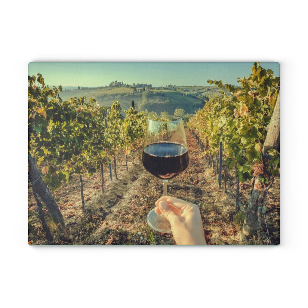 Tuscany Wine Glass Cutting Board - Oldhippys