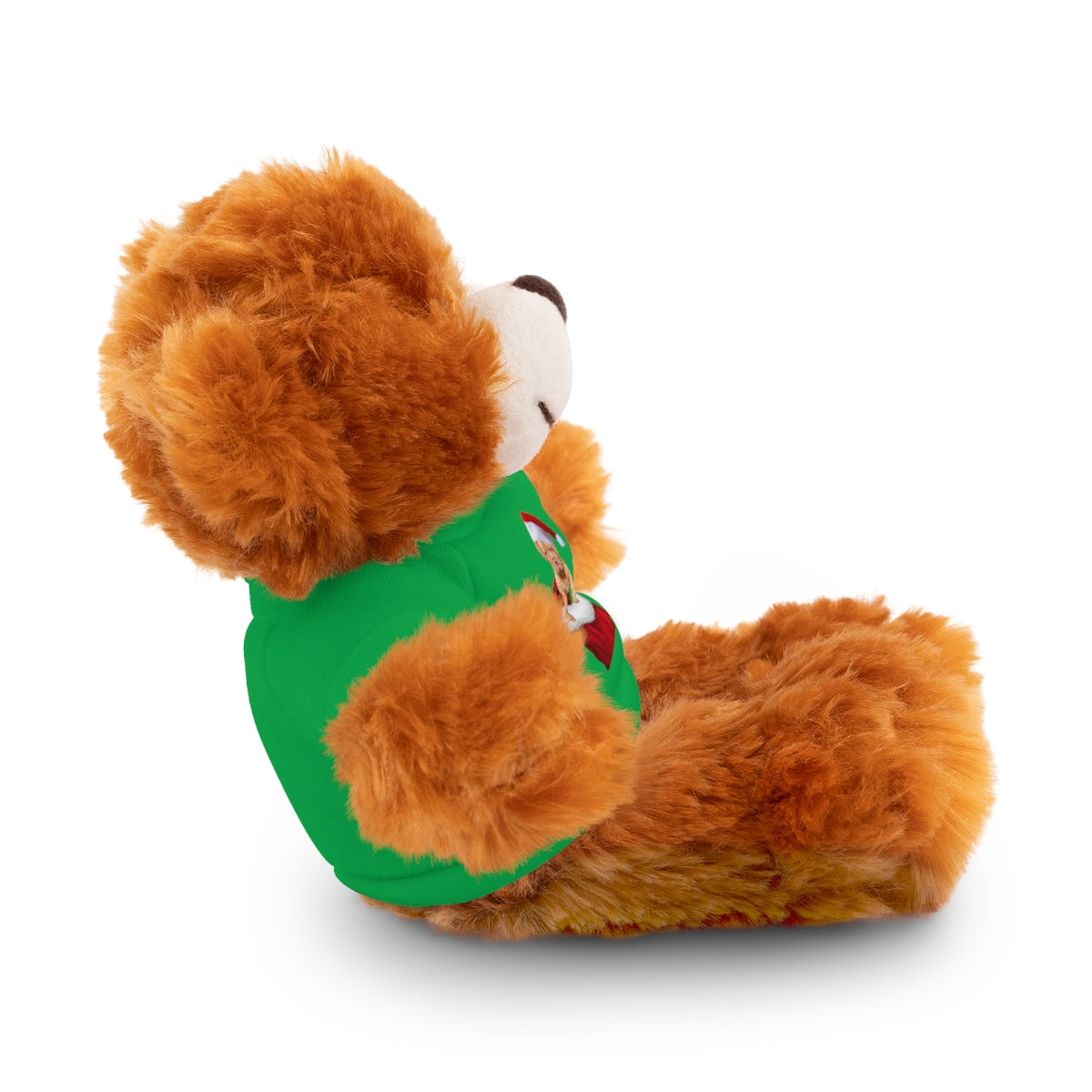 Stuffed Bear with Christmas Puppy
