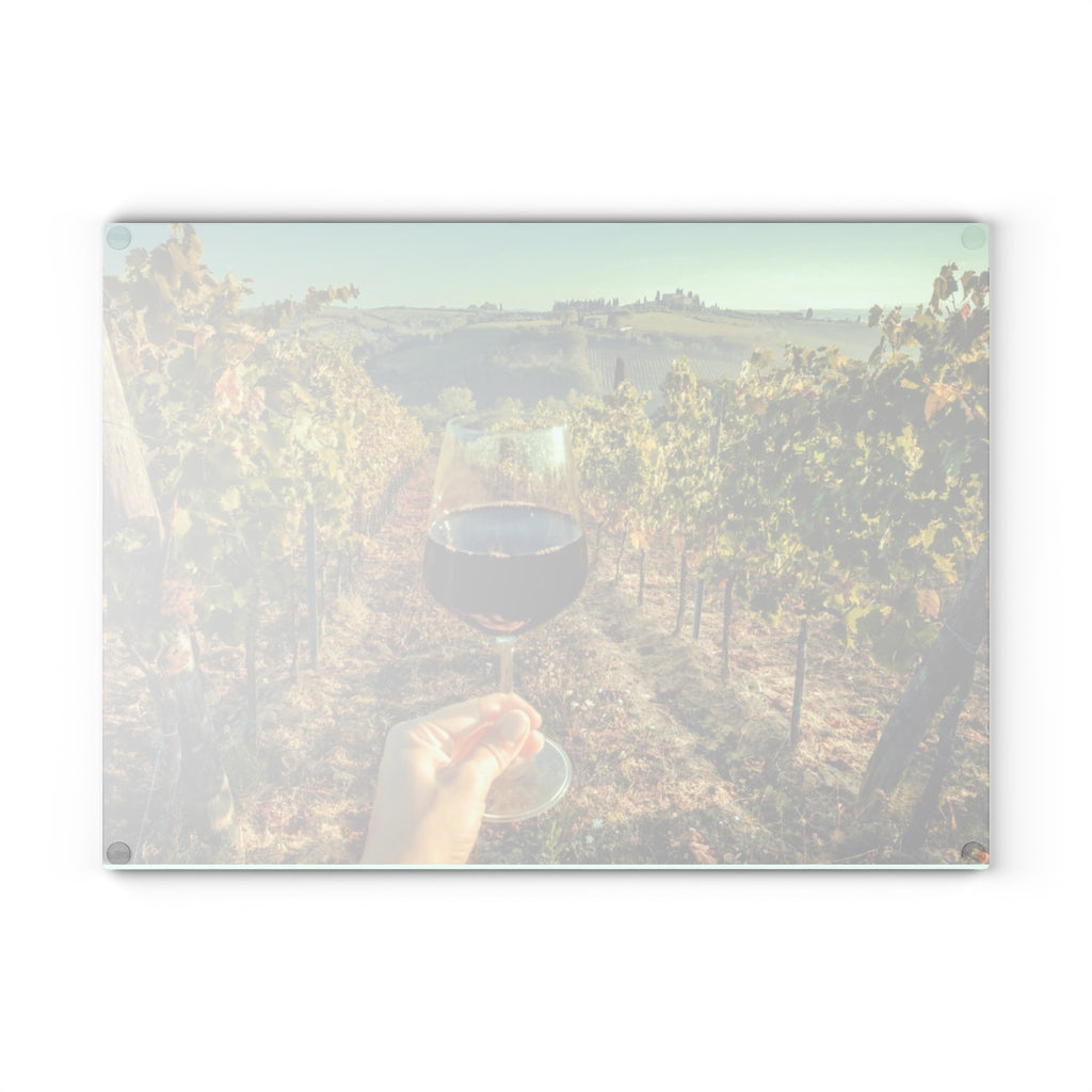 Tuscany Wine Glass Cutting Board - Oldhippys