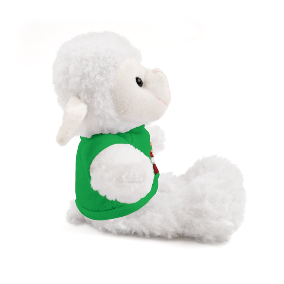 Stuffed Bear with Christmas Puppy