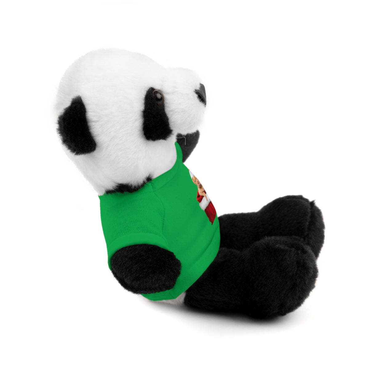 Stuffed Bear with Christmas Puppy