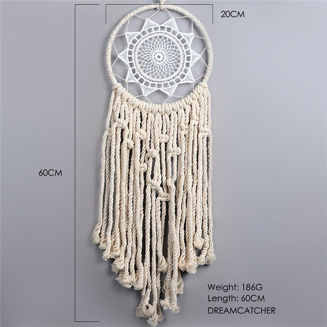 nordic dreamcatcher tapestry handmade   macrame