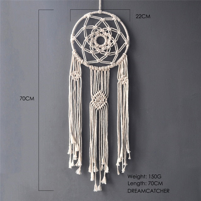 nordic dreamcatcher tapestry handmade   macrame