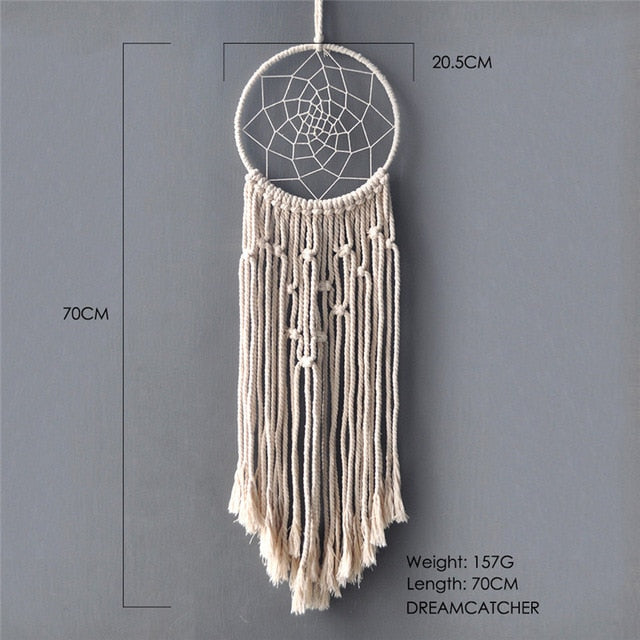 nordic dreamcatcher tapestry handmade   macrame