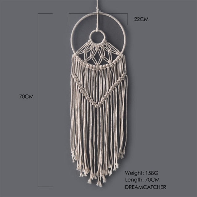 nordic dreamcatcher tapestry handmade   macrame