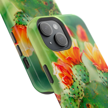 Cactus Bloom Phone Case — Impact-Resistant Floral iPhone Cover
