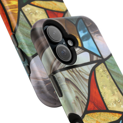 Stained Glass Impact Phone Case — Colorful Mosaic Protective Cover