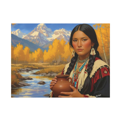 “Spirit of the Aspen Valley” — An AI-Generated Canvas by Old Hippy