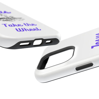 Jesus Take the Wheel Phone Case — Christian Impact-Resistant iPhone Case